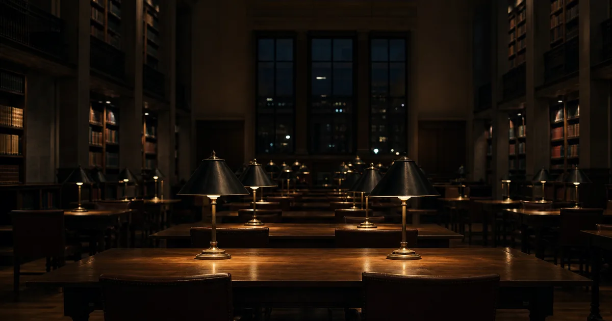 A student cross-referencing a university enrollment letter against a laptop screen at a library table, papers nearby