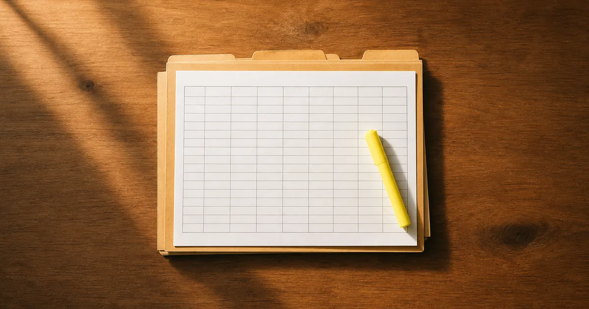 A professional reviewing charts and spreadsheets at a desk with a laptop and printed government documents spread out nearby